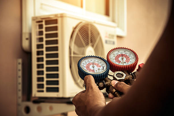 Professional Emergency Hvac technician working in Merrittstown, PA